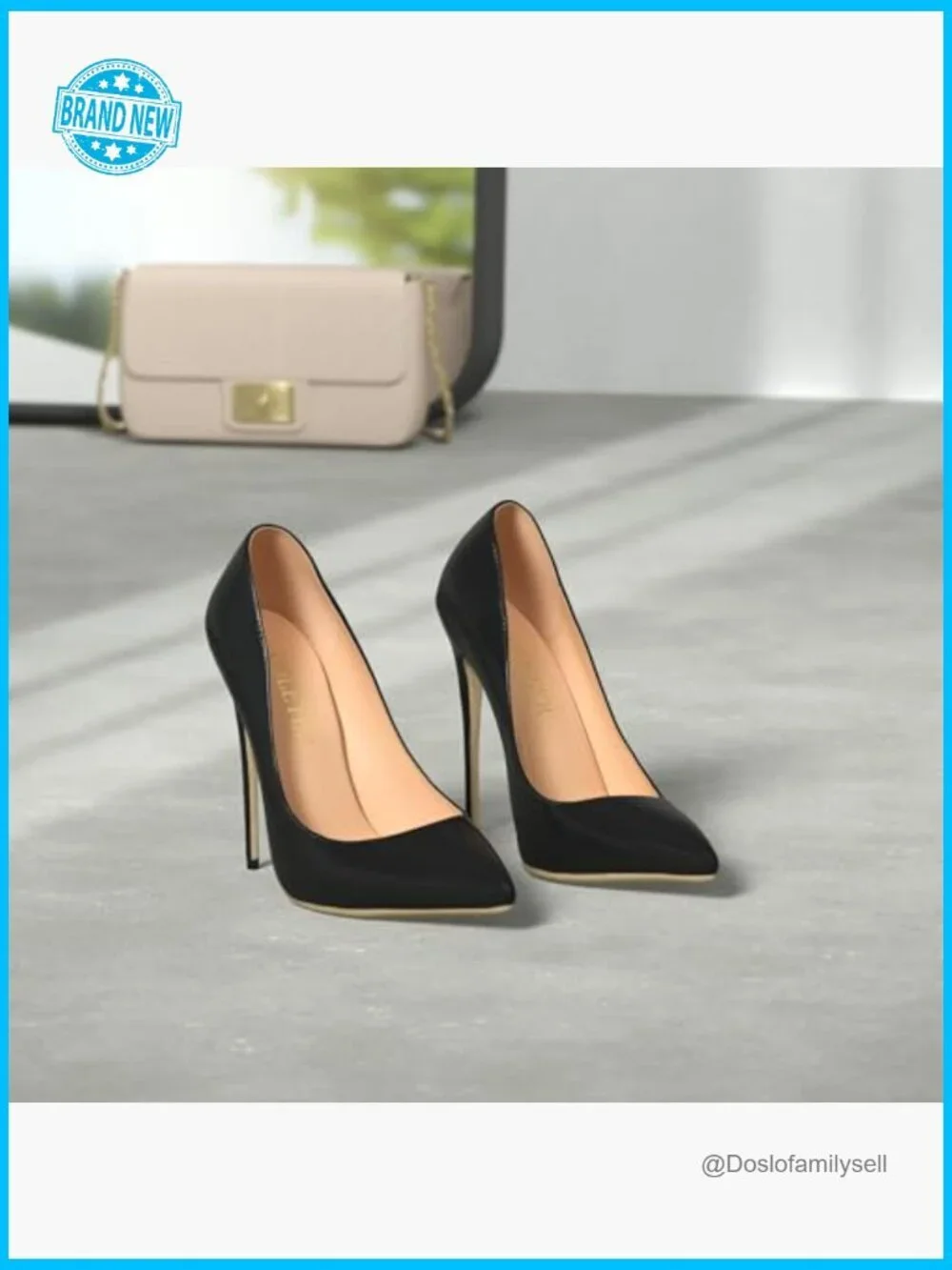 Sexy Pointed Toe High Heels Patent Leather Pumps 4.72